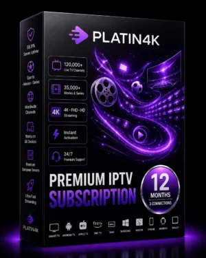 Package-12Months-3connections 12 Month IPTV Subscription with 3 Connections