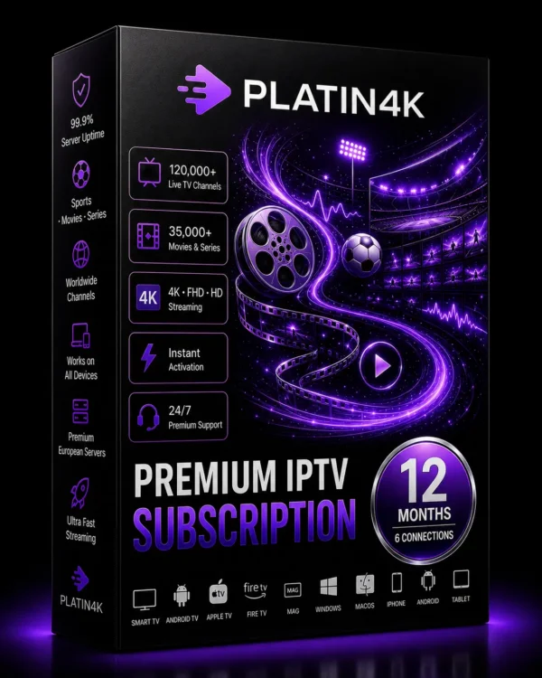 12 month IPTV subscription