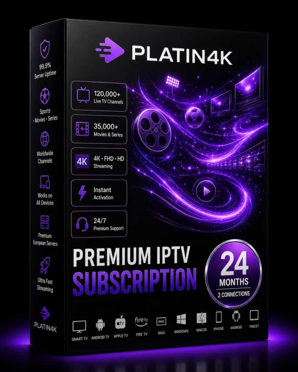 Package-24Months-2connections 24 Month IPTV Subscription – Premium IPTV Service with 2 Connections