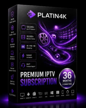 36 Month IPTV Subscription