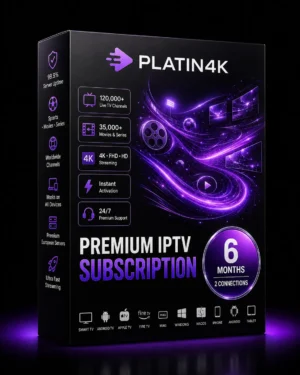 Package-6Months-2connections 6 Month IPTV Subscription
