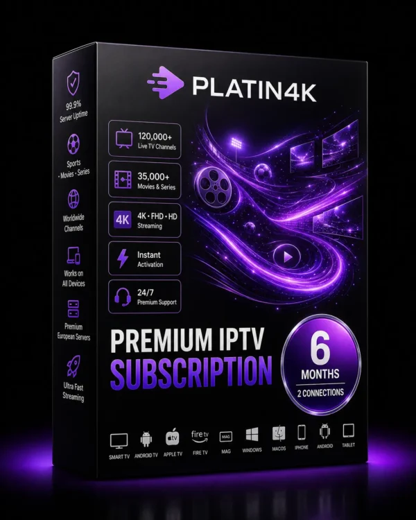 6 Month IPTV Subscription